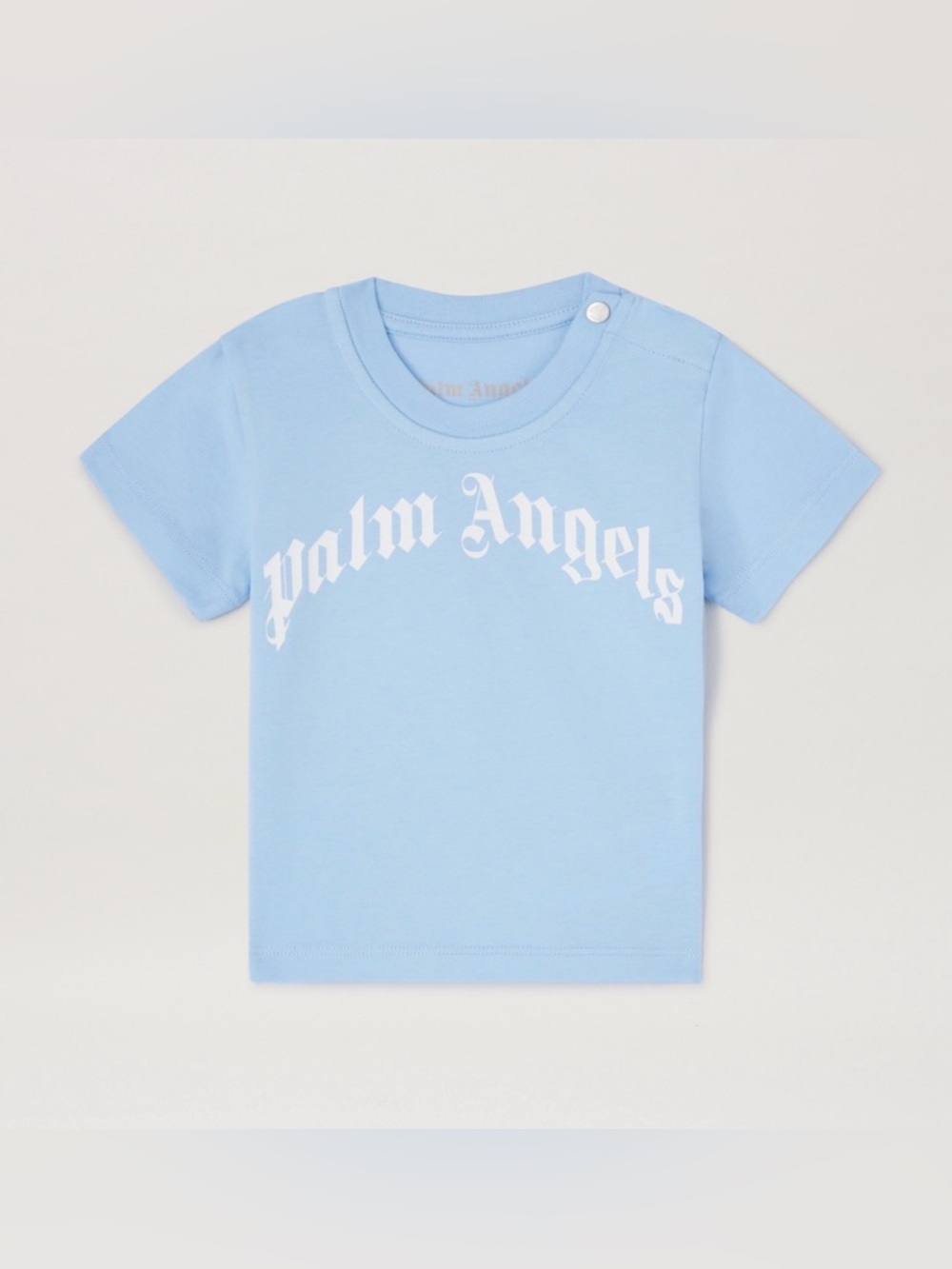 PALM ANGELS Baby Light Blue Cotton Tee - 3-6M